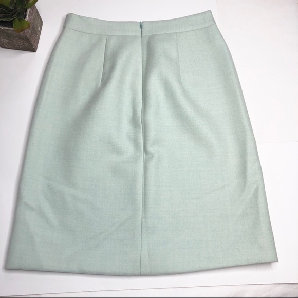 J. Crew mint wool skirt - Picture 4 of 6